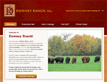 Tablet Screenshot of downeyranch.com